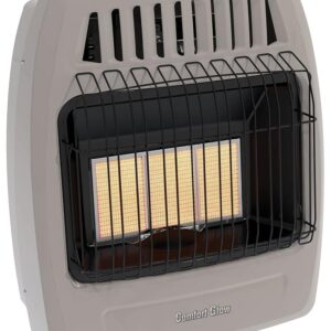 Comfort Glow KWP392 Propane Infrared Vent Free Wall Heater 3 Plaque 18000 Btu, Gray, 24"X20.9"X10.5"