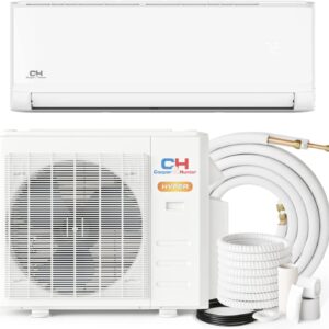 Cooper & Hunter Hyper Heat 12,000 BTU 21 SEER 11 HSPF 230V Ductless Mini-Split Air Conditioners -22F Heat Pump with 16FT Installation Kit