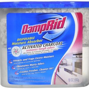 DampRid Moisture Absorber with Activated Charcoal, 18oz (3 Pack)