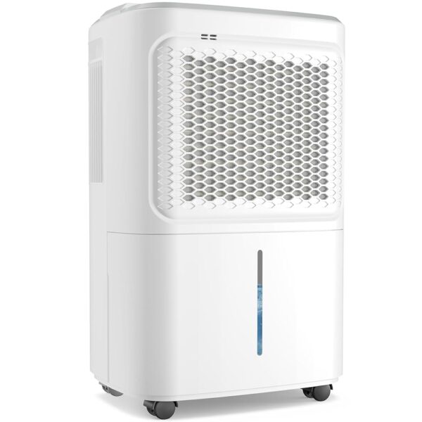 Dehumidifier for Basement 2500 Sq.Ft, 31 Pints Dehumidifiers for Home Large Room with Drain Hose for Bathroom, 2L Water Tank, Dry Clothes Mode, Intelligent Humidity Control with...