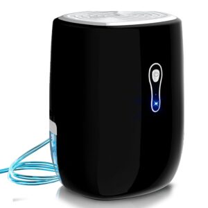 Dehumidifier for Home, 27oz/800ml Dehumidifier with Drain Hose for Bathroom,Bedroom, Quiet Small Dehumdifier for Countertop,Kitchen,Closet,RV,Auto Shut-off Home Dehumidifier for...