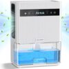 Dehumidifier for Home, Up to 950 Sq.Ft, 105.6 OZ Water Tank, Quiet Dehumidifier for Bedroom with Auto-Defrost, 4 Timer, Auto Shut Off, 7 Colors LED Light, for Bathroom Basement...