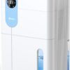 Dehumidifier, VEWIOR 152 OZ Dehumidifiers for Home, Quiet Dehumidifier for Basement with Large Water Tank, Dehumidifiers for Bathroom Bedroom RV Closet with Auto Shut Off and...