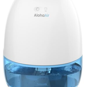 Dehumidifiers for Home, 34 oz Small Dehumidifier for Room, Quiet Dehumidifiers for Bathroom, Bedroom, RV, Closet with Auto Shut Off, 7 Colors Night Light