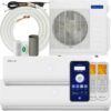 DELLA 36K BTU ODU 2 Dual Zone 12000 24000 BTU Wifi Mini Split Air Conditioner Work with Alexa, 19 SEER2 208-230V Cools Up to 2050 Sq.Ft Ductless Pre-Charged Heat Pump with 16ft...