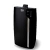 De'Longhi Black Portable Air Cooler with Remote Control and Dehumidifier