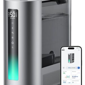 Dreo 6L Humidifiers for Bedroom, Smart Warm & Cool Mist for Large Room, 60Hr Quiet Runtime Ultrasonic Oil Diffuser for Baby, Plant, Humidity Sensor, Indicator Light, 12H Timer,...