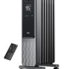Dreo Oil Filled Radiator, Electric Radiant Heaters for indoor use Large Room with Remote Control, Child Lock, 4 Modes, Overheat & Tip-Over Protection, 24h Timer, Digital...