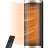 Dreo Space Heater, 1500W PTC Heaters for Indoor Use with Remote,70° Oscillation, 1-12H Timer, Electric Heaters with Thermostat, Fast and Safe Portable Heater for Office,...