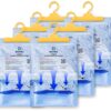 Dry & Dry 6 Packs [Net 7 Oz/Pack] Moisture Absorbers Dehumidifiers for Home Dehumidifier for Basement Dehumidifiers for Bedroom Small Dehumidifiers - Dehumidifiers Moisture...