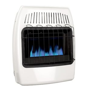 Dyna-Glo 20,000 BTU Liquid Propane Blue Flame Vent Free Wall Heater, Noiseless, White