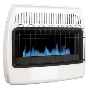 Dyna-Glo 30,000 BTU Natural Gas Blue Flame Vent Free Wall Heater, White