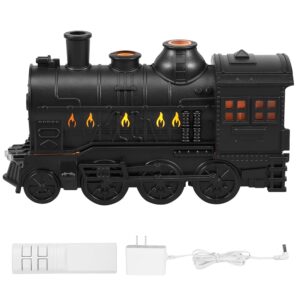 Essential Oil Diffuser 300ml Steam Train Diffuser with 2 Light 2 Spray Aromatherapy Diffuser Cool Mist Humidifier with 2 Mist Mode Ultra Quiet Train Humidifier Auto Shut Off...