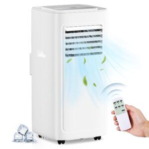 EUHOMY 8,000 BTU Portable Air Conditioner Floor Room AC Unit with Cool, Dehumidifier, Fan Mode,Portable Cooling AC Unit with Installation Kit with Remote Control up to 350 sq....