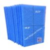 Fast-Shipped-Filters 10 Pack 16x24 Replacement Filter Pads Compatible with AlpinePure ET WaterFurnace Air Cleaner Refill Blue (10, Blue, 16x24)