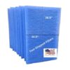 Fast-Shipped-Filters 10 Pack 20x42 Replacement Filter Pads Compatible with AlpinePure Air Cleaner Refill Blue (10, Blue, 20x42)