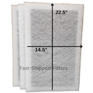 Fast-Shipped-Filters 3 Pack 16x25 Micropower Guard air cleaner replacement polarized filter pads refill