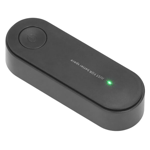 Fdit Anion Air Freshener, Automatic Work Black Color Mini Intelligent Chip Processing Negative Ion Air Purifier for Household U.S.