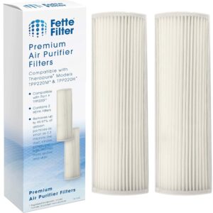 Fette Filter - True HEPA replacement Filters Compatible with Therapure TPP220F TPP220M TPP220H,TPP220 Air Purifiers with 4-Stage Filtration High-efficiency Activated Carbon Pack...