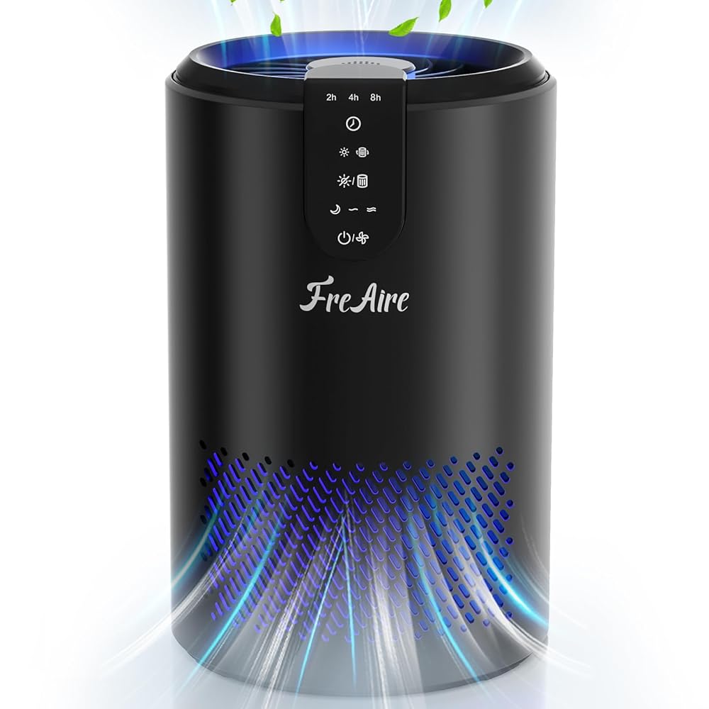 FreAire Air Purifiers for Home Up to 538 Ft²/h, Air Cleaner 3-in-1 Filter for Smoke, Dust, Portable Purifier with Sleep Mode, Timer For Bedroom Office Kitchen FreAire Air Purifiers for Home Up to 538 Ft²/h, Air Cleaner 3-in-1 Filter for Smoke, Dust, Portable Purifier with Sleep Mode, Timer For Bedroom Office Kitchen
