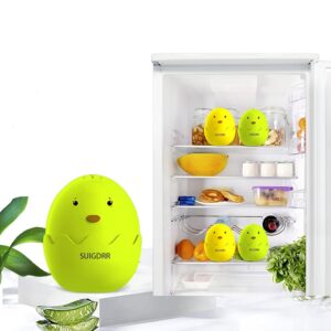 Fridge Deodorizer Fresheners Smell Odor Eliminator,Cute Chick Refrigerator Freezer Deodorizer Odors Absorber Remover (green)