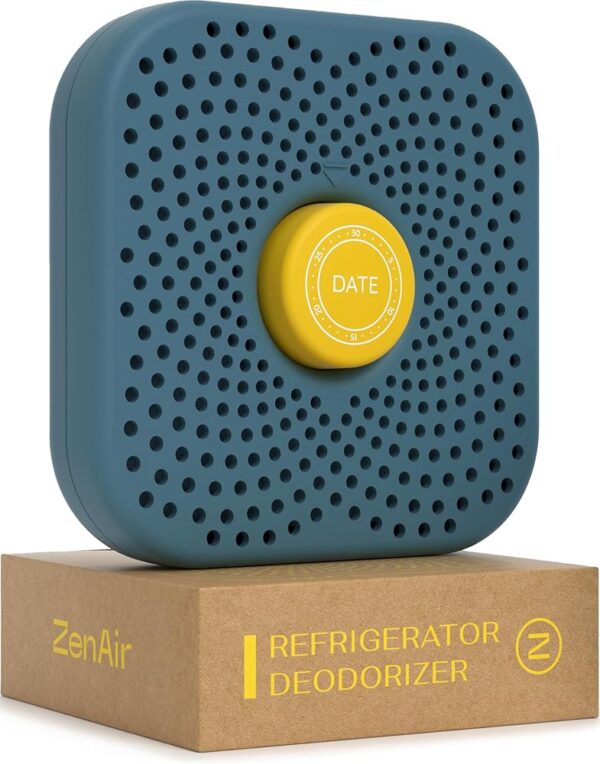 Fridge Deodorizer Odor Eliminator - Refrigerator Deodorizer More Effective Than Baking Soda - Activated Charcoal Fridge And Freezer Air Freshener - Natural Smell, Moisture &...