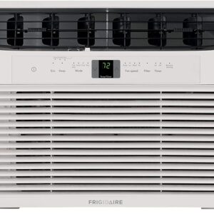 FRIGIDAIRE 12,000 BTU 115V Window-Mounted Compact Air Conditioner with Remote Control, White