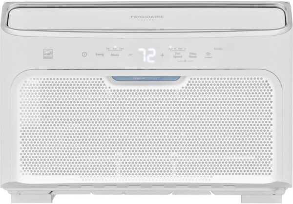 Frigidaire GHWQ103WC1 Inverter Quiet Temp Room Air Conditioner, 10,000 BTU with Wi-Fi Connected, Energy Star Certified, Easy-to-Clean Washable Filter, in White