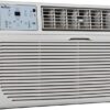 GARRISON 2477811 R-410A Through-The-Wall Heat/Cool Air Conditioner with Remote Control, 8000 BTU, White