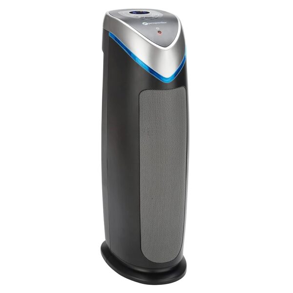 GermGuardian Air Purifier with HEPA Filter, Removes 99.97% of Pollutants, Covers Large Room up to 743 Sq. Foot Room in 1 Hr, UV-C Light Helps Reduce Germs, Zero Ozone Verified,...