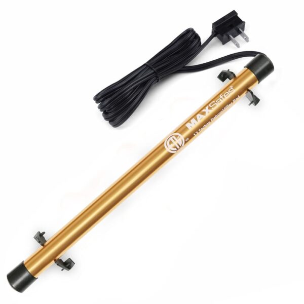 GoldenRod Gun Safe Dehumidifier Rod High Power - Much warmer (up to 150°F) to better Protect Your Valuables from Moisture and Corrosion, ETL Approved, 12in