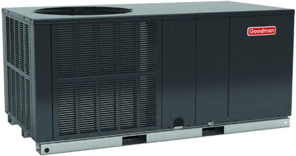 Goodman 5 Ton, 54,500 BTU/h Heating Capacity, 57,000 BTU/h Cooling Capacity, 13.4 SEER2, Horizontal Packaged Heat Pump with Energy-Efficient Scroll Compressor GPHH36041 -...