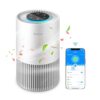 GoveeLife Smart Air Purifiers for Bedroom, with WiFi Alexa Control, HEPA 24dB Quiet Air Purifier with Fragrance Sponge, RGB Night Light, for Pet Dander, Allergies, Smoke, Office...