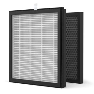 H13 True HEPA Air Purifier Replacement Filter for HQZZ-260 Air Purifier, With 3-in-1 Filter for Large Room Filter Allergies Pollen Smoke Dust Pet Dander（1 Pack）