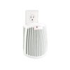 Hamilton Beach TrueAir Plug-Mount Air Freshener Odor Eliminator for Common Household-Tobacco, Pet, Bathroom & Trash, On/Off Fan, with Carbon Filter, White
