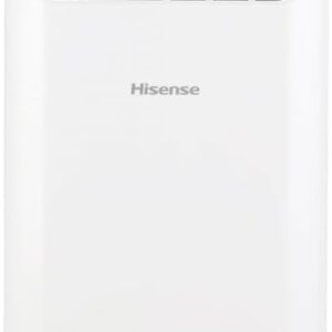 Hisense Portable Air Conditioner 5000-BTU DOE (115-Volt) White Vented, Remote control, Cools 150-sq ft, 24 Hour Timer, 3-modes (Cooling, Fan, Dehumidifier), Noise Level dB 47 -...