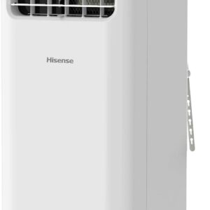 Hisense Portable Air Conditioner 6,000 BTU Cooling Dehumidifier Fan for Smaller Room up to 250 sq ft, Remote Control, White (Renewed)