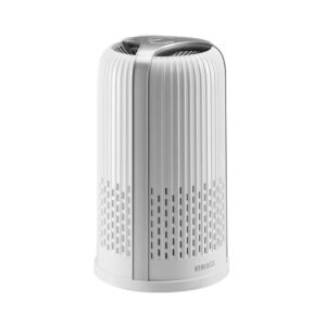 Homedics TotalClean 4-in-1 Tower Air Purifier - 360-Degree HEPA Filter for 291 Sq Ft, Small Air Purifiers for Bedroom and Office, Built-In Night-Light & Ionizer, Essential Oil...