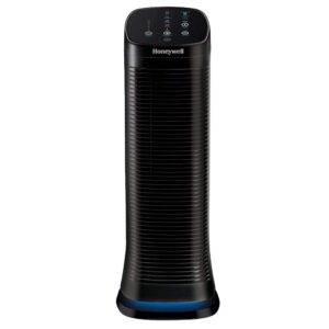 Honeywell Air Genius 5 Air Purifier with Permanent, Washable Filter, for Large Rooms, Reduces Smoke, Wildfire Smoke, Dust, Pollen, Pet Dander and More, Black, HFD320