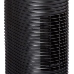 Honeywell AllergenPlus HEPA Tower Air Purifier, Airborne Allergen Reducer for Small Rooms, Reduces Allergens, Smoke, Wildfire Smoke, Pollen, Pet Dander and More, Black, HPA060