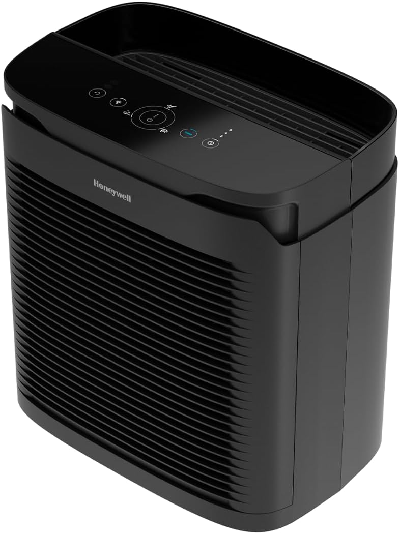 Honeywell PowerPlus HEPA Air Purifier for Home, Medium-Large Rooms, Reduces Allergens, Smoke, Wildfire Smoke, Pollen, Pet Dander and More, Black, HPA3100 Honeywell PowerPlus HEPA Air Purifier for Home, Medium-Large Rooms, Reduces Allergens, Smoke, Wildfire Smoke, Pollen, Pet Dander and More, Black, HPA3100