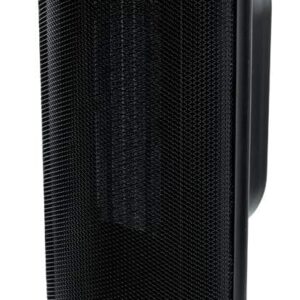 Honeywell Slim Ceramic Tower Heater, Large Room, Black – Easy to Use Ceramic Heater – Slim Space Heater with Two Heat Settings