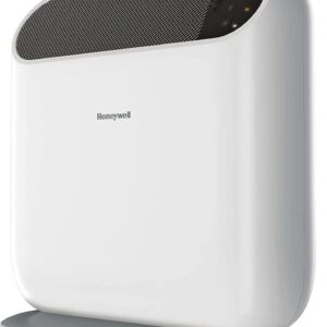 Honeywell ThermaWave 6 Ceramic Technology Space Heater for indoor use. 1500W Heater with Programmable Thermostat with timer options for Bedroom, Rooms or Home - White