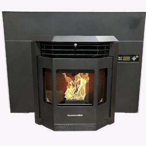 HP22i Pellet Stove Fireplace Insert Heats 2800 sq.ft 47 lb Hopper Capacity