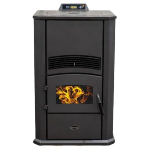 HP42-Alpine Modern Pellet Stove 2800 SQFT Heating 120 Hopper EPA Cert