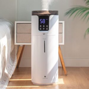 Humidifier large room, Lacidoll 16L/4.2Gal Whole house Humidifier 2000 sq.ft. Ultrasonic Cool Mist Humidifier for Home with Extension Tube, Quiet Bedroom Humidifier with Aroma...