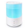 Humidifiers for Bedroom, 2.5L Cool Mist Humidifier with Essential Oils Diffuser and Nightlight, Top Fill Humidifiers for Home, Auto Shut-off