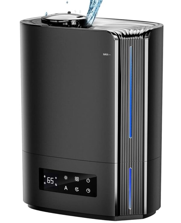 Humidifiers for Bedroom, 6L Top Fill Cool Mist Humidifiers for Large Room for Plants,TABYIK Air humidifier with Humidistat and Timer, with Essential Oil Diffuser Quiet for Home...