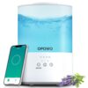 Humidifiers for Bedroom Large Room, 2.5L Cool Mist Humidifiers for Baby Plants, Top Fill Air Humidifier for Home with Night Lights, Smart Wifi App Control, 38H Max Runtime,...