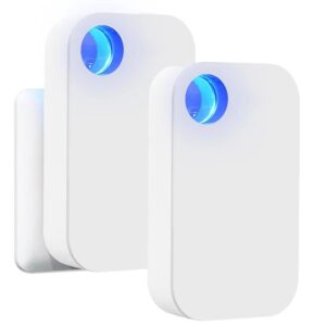 Ion Air purifiers for Home Plug in,Plug in Air Ionizers for Home Portable and Quiet Ionic Air Purifier r for Bedroom Toilet Office Kitchen and Pets (2pack)